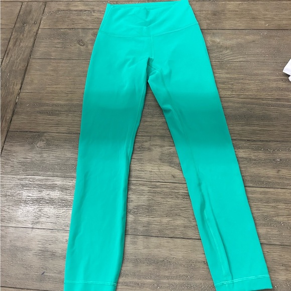 Lululemon Teal High-Waisted Leggings - Picture 1 of 4
